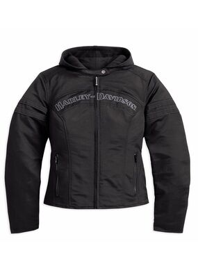 Harley-Davidson Miss Enthusiast 3 in 1 Casual Riding Jacket sz XL